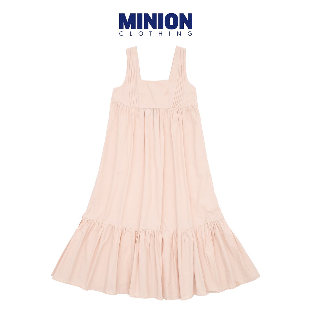 Váy maxi trơn Minion Clothing dáng xoè, vạt đuôi cá, đầm phong cách Ulzzang Streetwear Hàn Quốc V1902