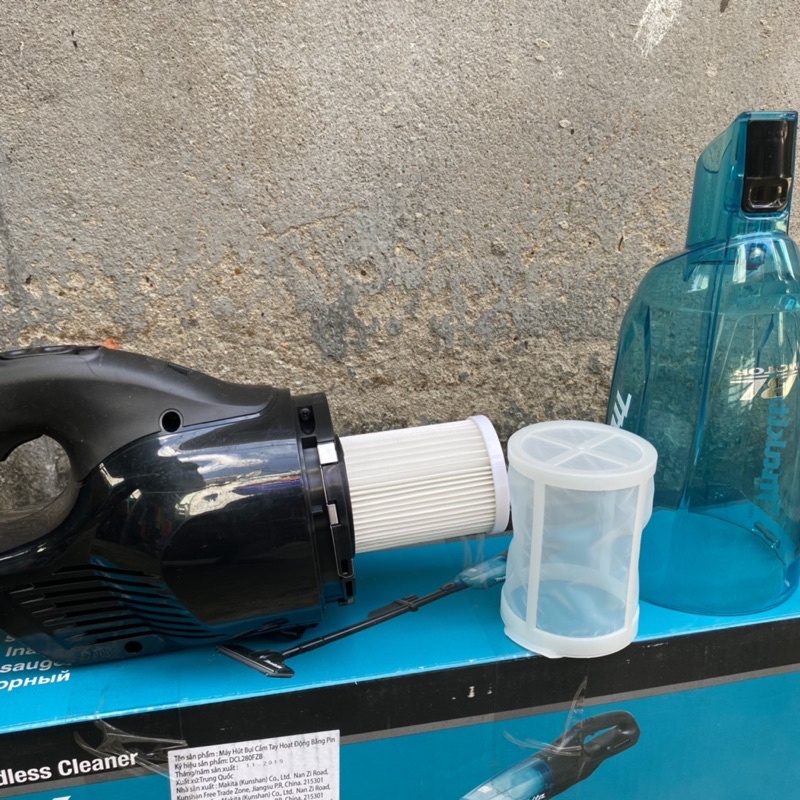 DCL 280FZB| BL MotoMáy hút bụi cầm tay hoạt động bằng Pin, Makita 18v