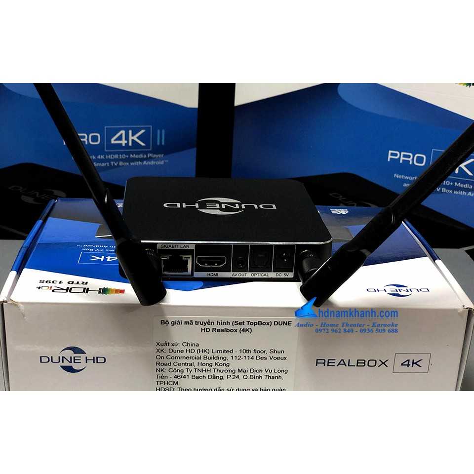 Đầu 4K Dune HD Real Box 4K