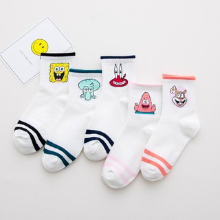 Tất vớ cổ cao hoạt hình spongebob