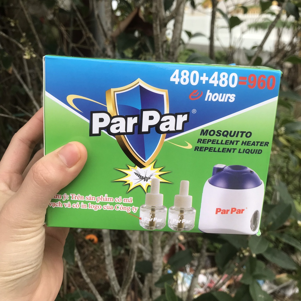 Máy xông tinh dầu đuổi muỗi ParPar (kèm 2 lọ tinh dầu)
