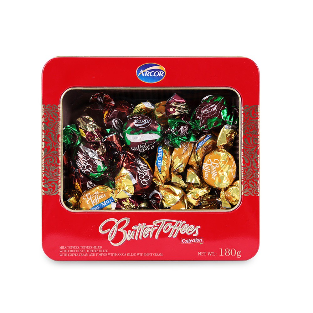 [Mã GROSALE2703 giảm 8% đơn 250K] Kẹo Arcor Butter Toffees 180g