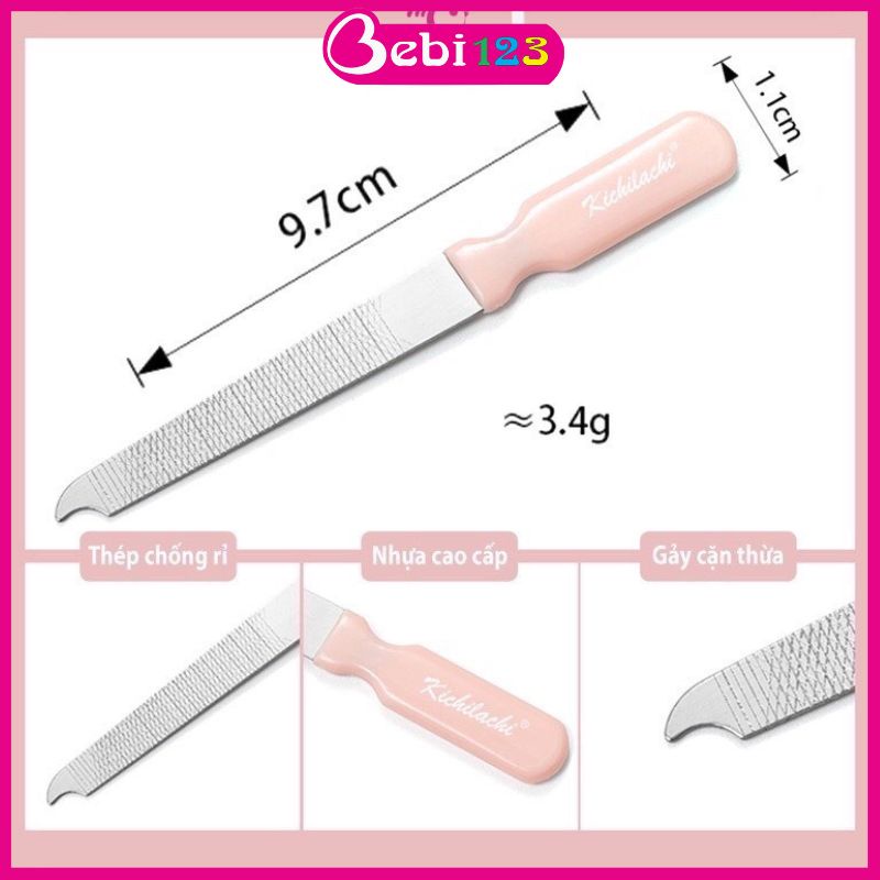 Bộ bấm móng tay 3 chi tiết Kichi cho bé yêu