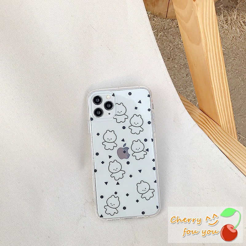 { Nhập mã SPE73886 Hoàn 10.000 xu}Ốp Điện Thoại Iphone Họa Tiết Gấu dễ thương | BigBuy360 - bigbuy360.vn