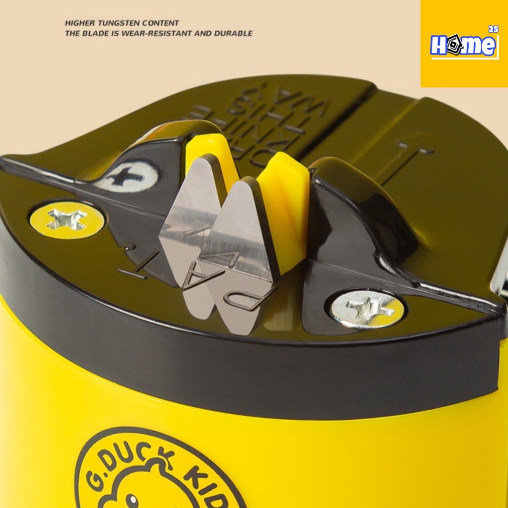 Đồ mài dao hút chân không vịt vàng cố định lên tường, mặt sàn, lực hút mạnh, chống trơn trượt HOME25