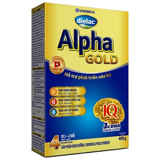SỮA BỘT DIELAC ALPHA GOLD STEP 4 - HỘP GIẤY 400G