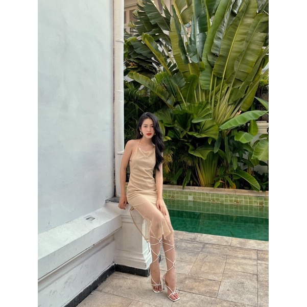 Đầm Body Lưới Gold