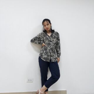 Sơ mi lụa Zara