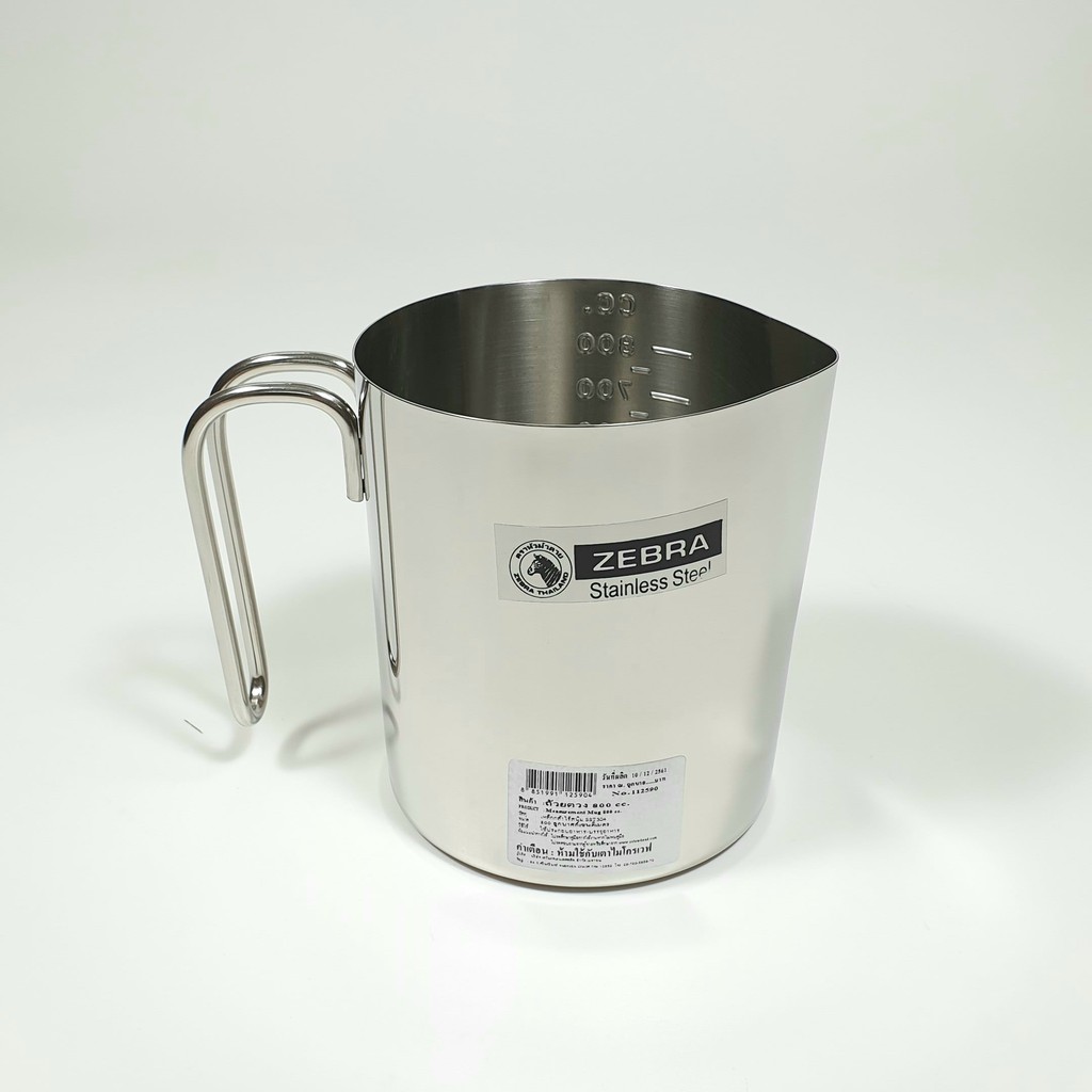 Ca đong thể tích inox 800 ml - 112590 zebra Thái Lan