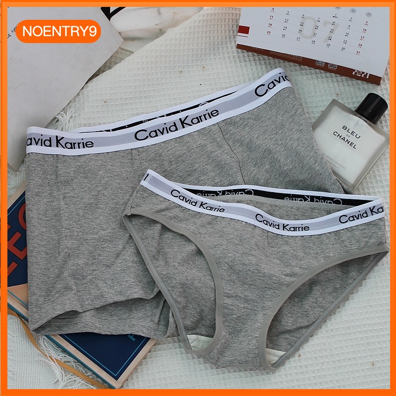 Quần Lót Boxer Cotton Nguyên Chất In Họa Tiết Dễ Thương Quyến Rũ Dành Cho Cặp Đôi