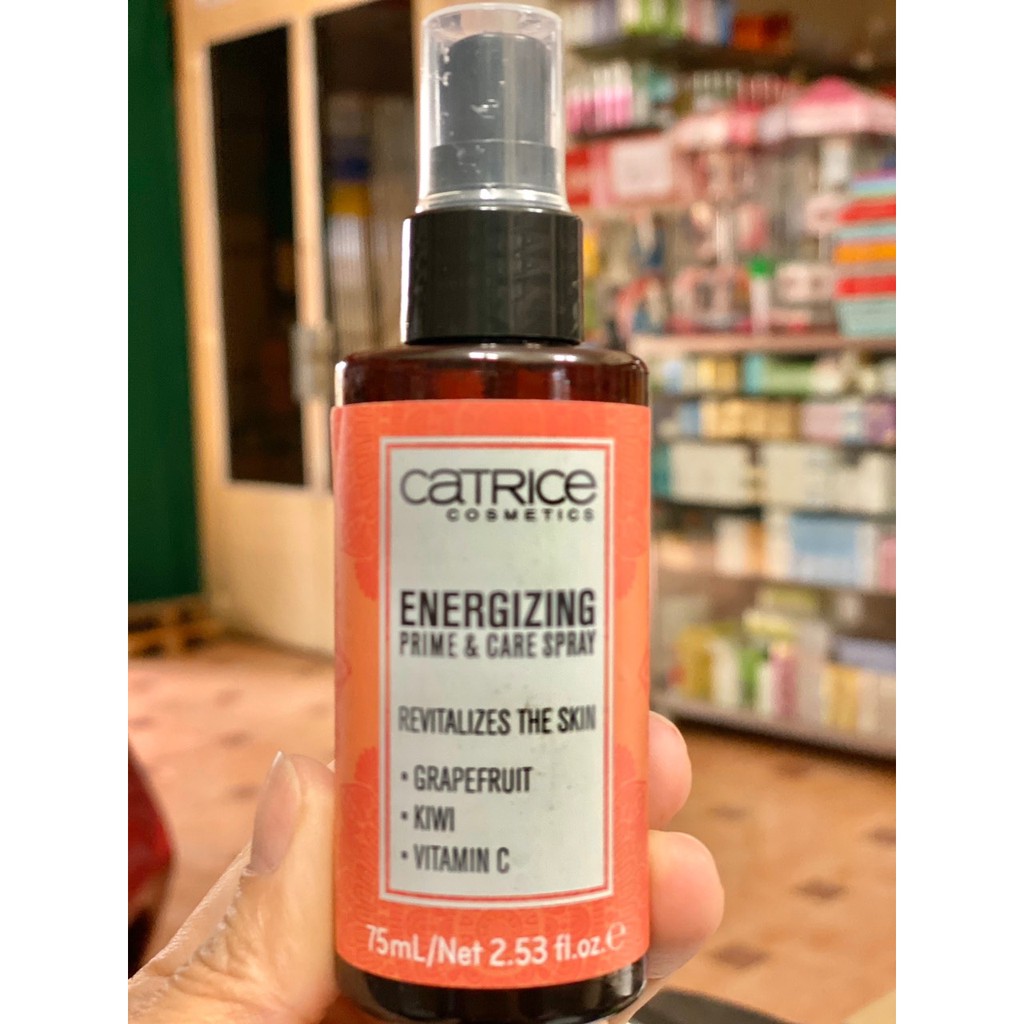 XỊT KHOÁNG DƯỠNG DA KHÓA NỀNMAKE UP CATRICE ENERGIZING PRIME & CARE SPRAY 75ML | BigBuy360 - bigbuy360.vn
