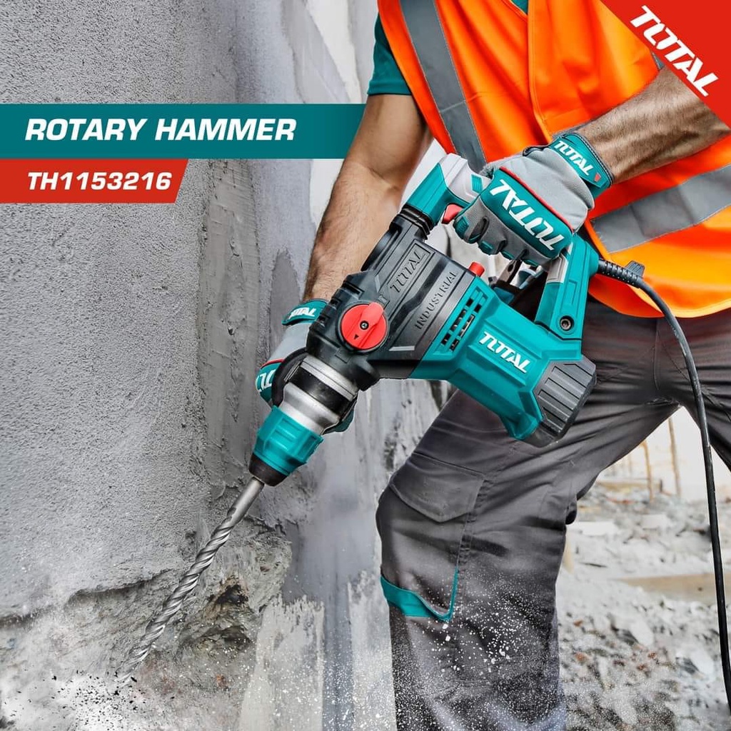 MÁY KHOAN ĐỤC BÊ TÔNG 1500W TOTAL TH1153216
