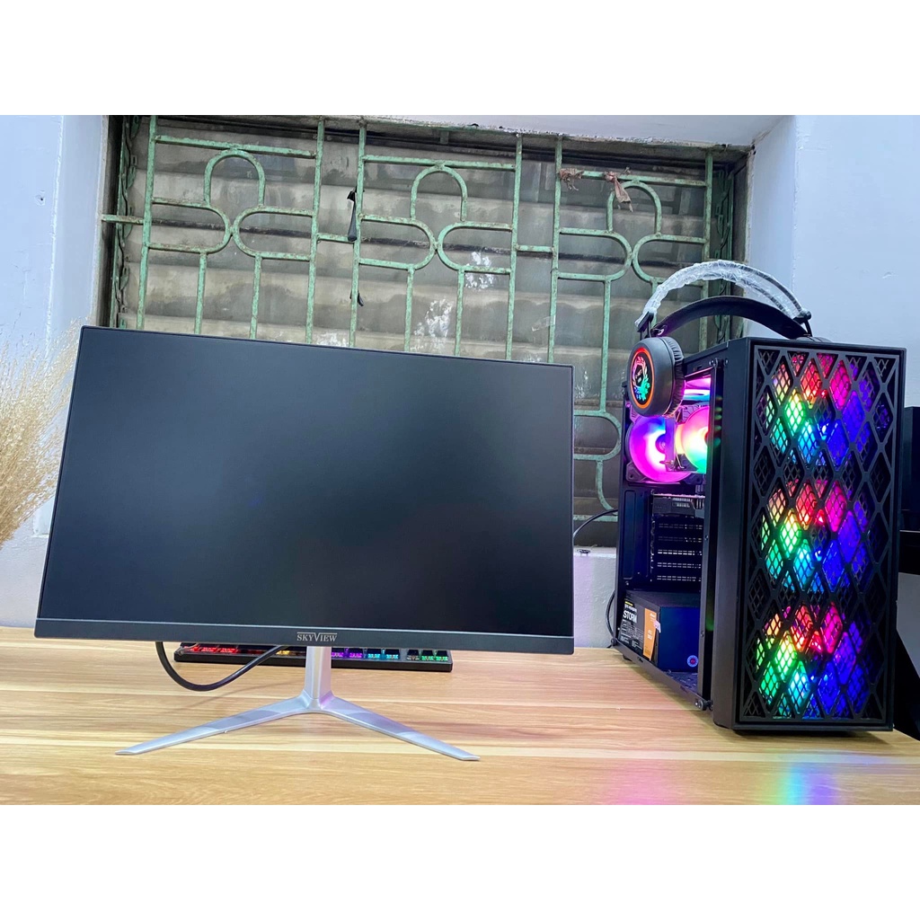 PC Gaming GA1, máy tính chơi game i5  H81, E3 1220V3 , RAM DDR3 8GB, SSD 120GB, VGA GTX 750Ti,  Win 10.