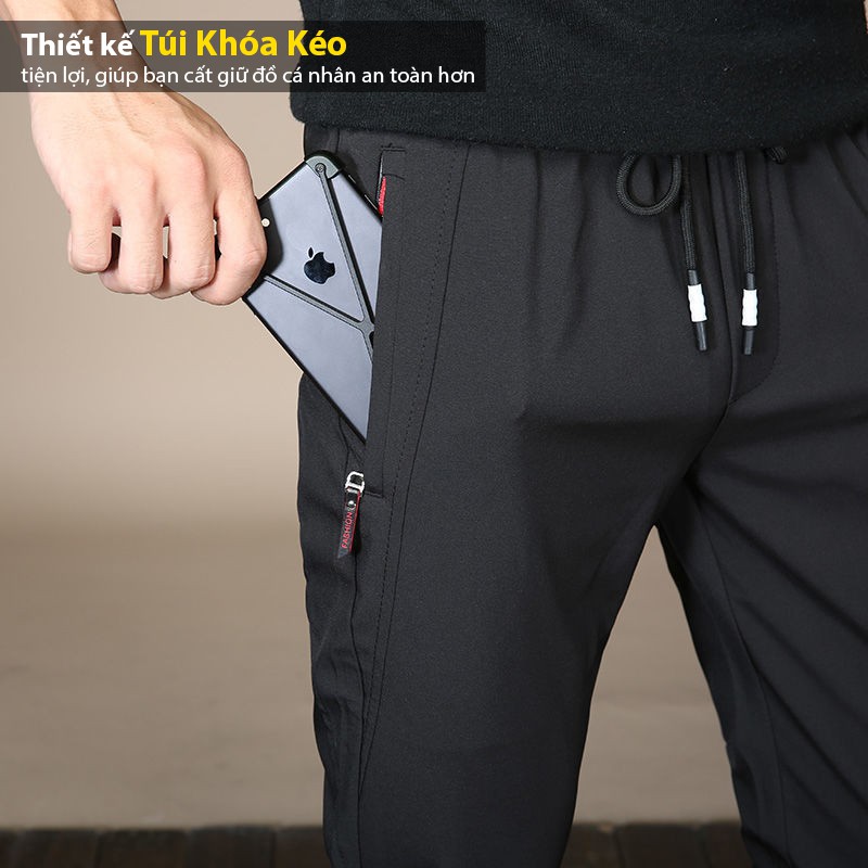 Quần thể thao nam jogger KO&DO mã "TT78" thể dục kiểu thun trơn bó ống Hàn Quốc đẹp ống dài