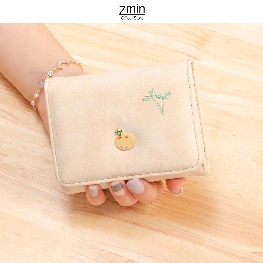 Ví nữ mini cầm tay Zmin, chất liệu cao cấp có thể bỏ túi - V008 | WebRaoVat - webraovat.net.vn