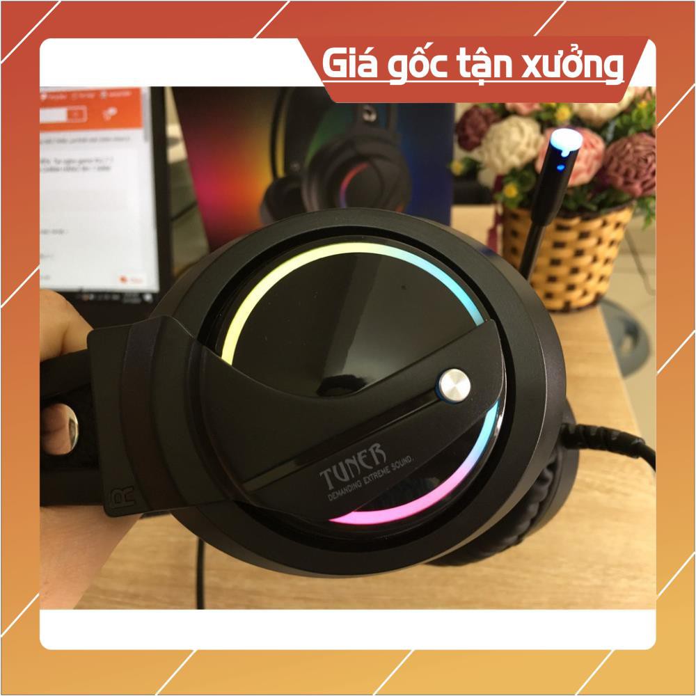 [RẺ VÔ ĐỊCH]-KHÔNG HAY KHÔNG LẤY TIỀN. Tai nghe máy tính chơi game Tuner USB 7.1 âm thanh vòm,có mic,CHÍNH HÃNG BH 1 NĂM