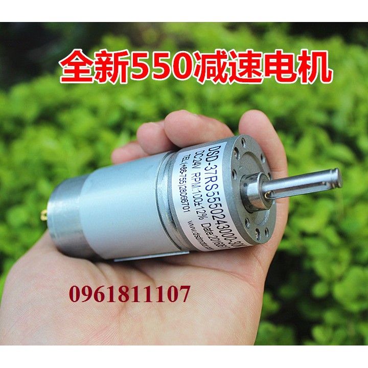 Motor giảm tốc 12V 45 vòng 24V 30 VÒNG 555