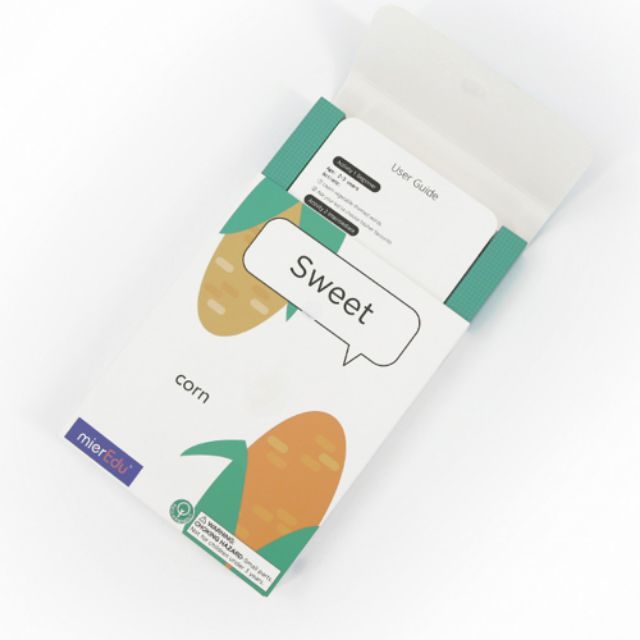 Hộp 23 thẻ dạy tiếng anh cho bé về rau, trái cây, xe