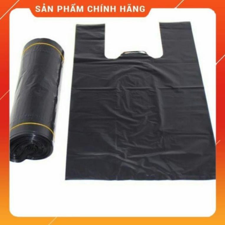 [SIÊU RẺ] [1kg] Túi nilong đen hai quai Đen nhám , bọc xốp ,đóng hàng ,đựng rác , phụ kiện du lịch