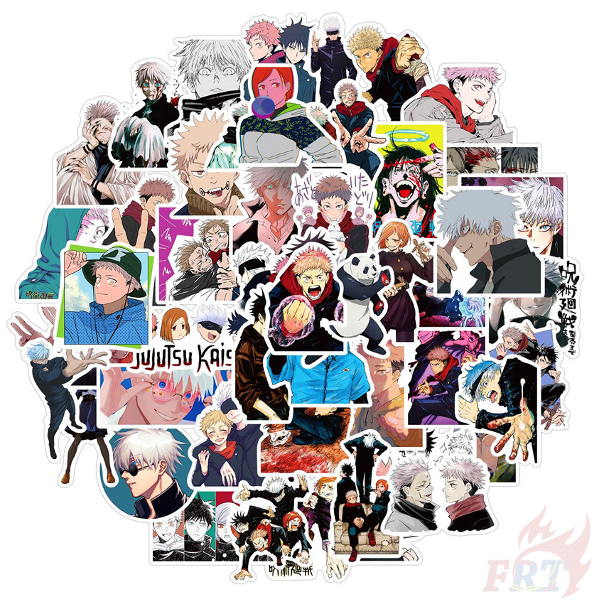 ❉ Jujutsu Kaisen - Series 01 Anime Yuji Itadori Stickers ❉ 50Pcs/Set Waterproof DIY Fashion Decals Doodle Stickers