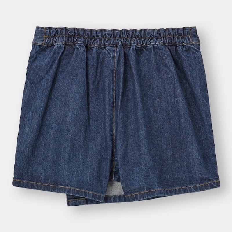 Chân váy liền quần shorts bò nữ xinh xắn mà cá tính của GU - Nhật Bản