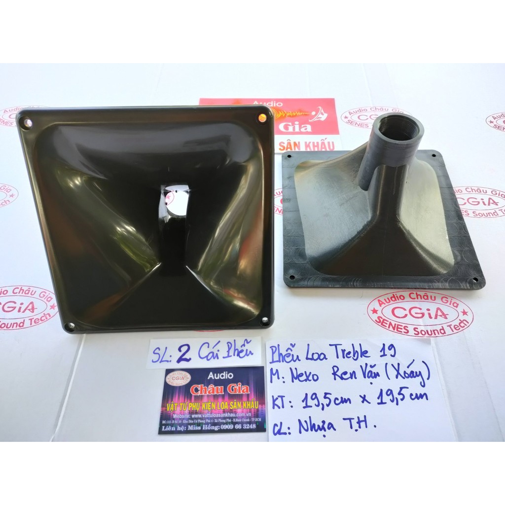 Phễu loa treble 2 cái Audio Châu Gia