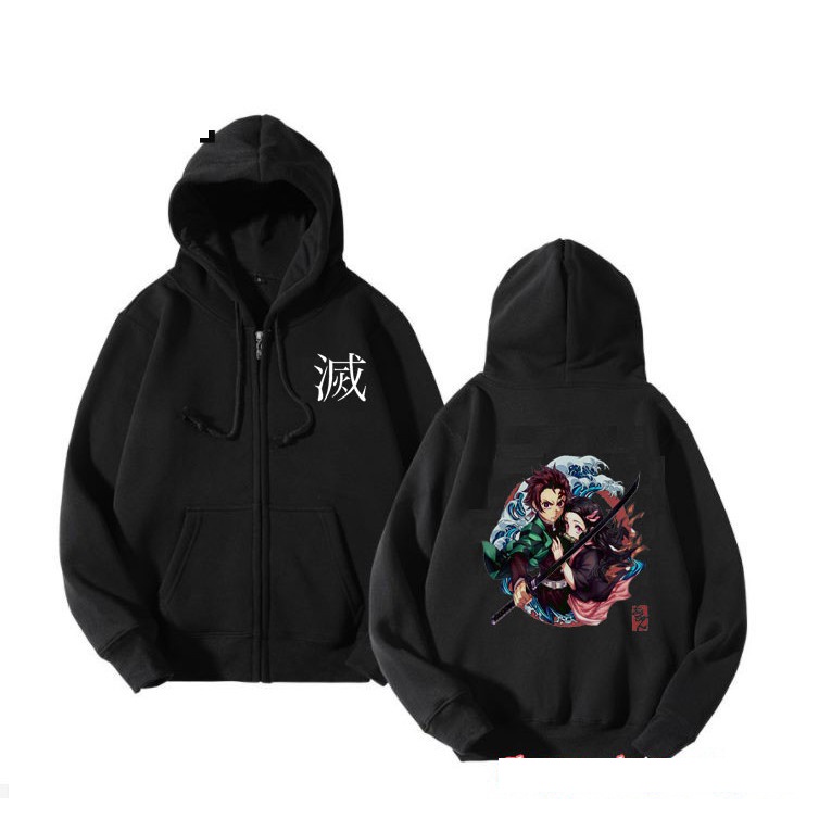 Áo Khoác Đen  anime Demon Slayer: Kimetsu no Yaiba siêu vip giá tận xưởng