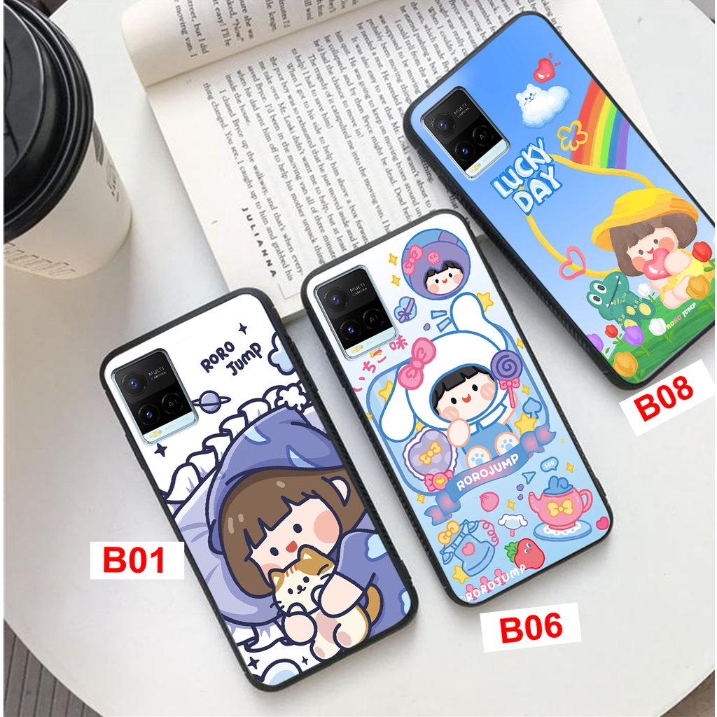 ỐP LƯNG VIVO Y21-VIVO Y21S-VIVO V21 5G IN HÌNH CÔ PÉ ĐÁNG YÊU CỰC CUTE GIÁ RẺ