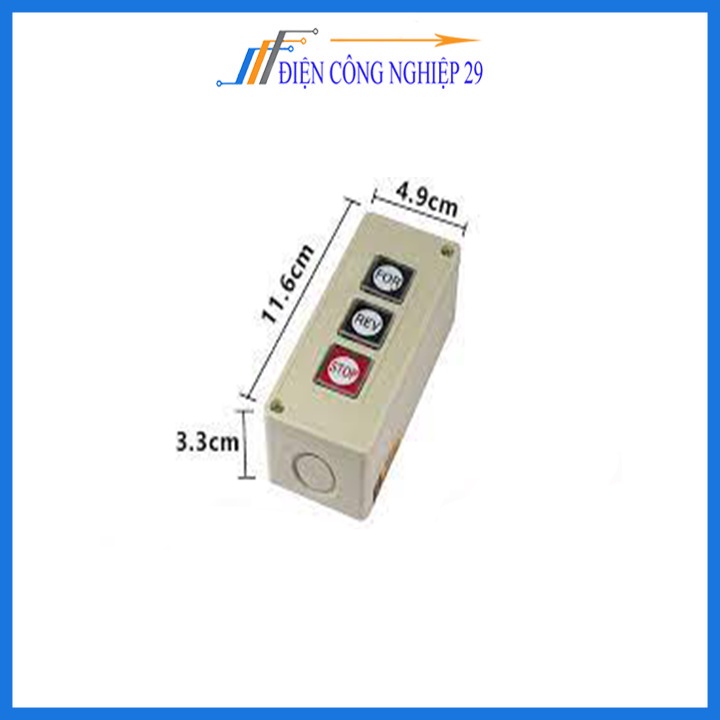 Hộp nút nhấn TPB-3 250V 3A forrevstop ( lênxuốngdừng)