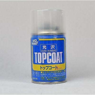 Chai xịt phủ bảo vệ mô hình - Topcoat Mr hobby B501 B502 B503 Super Clear Semi Gloss Matt Flat