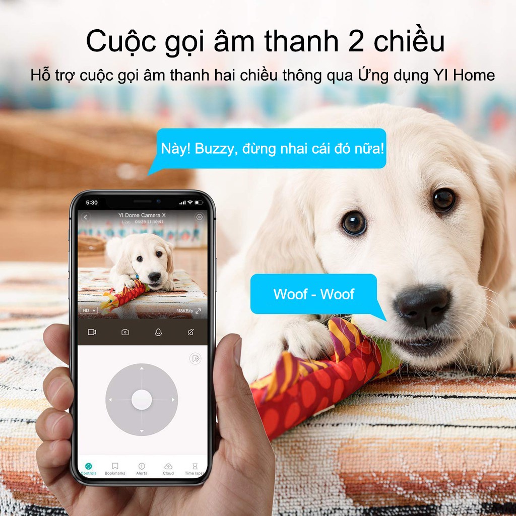 [Mã ELHAMS5 giảm 6% đơn 300K] Camera IP giám sát IMILAB A1 CMSXJ19E -Hàng chính hãng xioami QUỐC TẾ