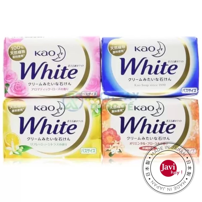 Xà phòng tắm Kao white 130g Nhật Bản