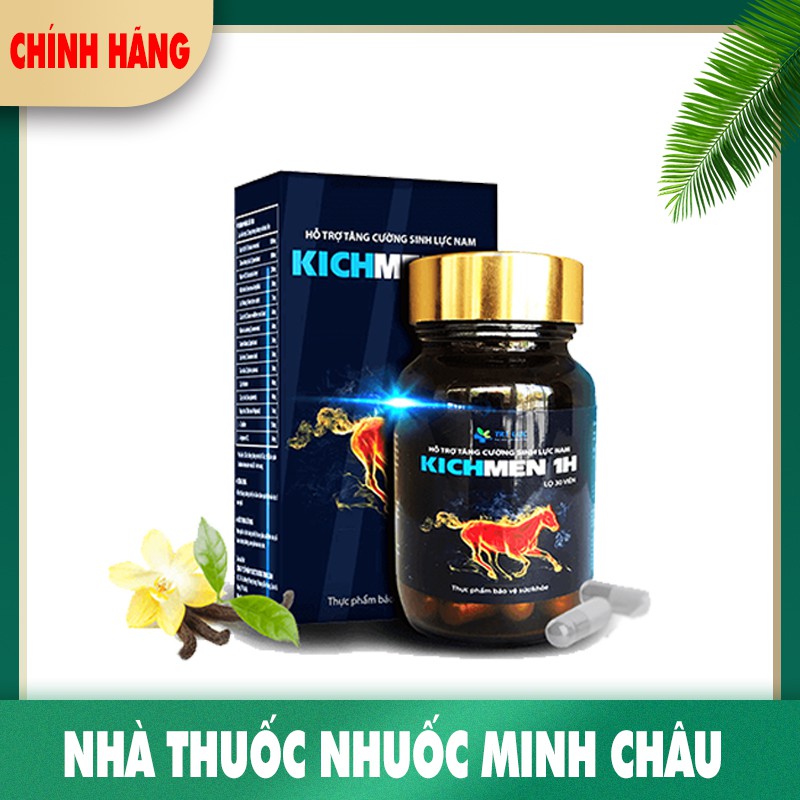 [Che Tên Khi Giao] Viên Uống KichMen 1H Tăng Cường Sức Mạnh Nam Giới, Bồi Bổ Tráng Dương, Hỗ Trợ Yếu Sinh Lý Ở Nam Giới