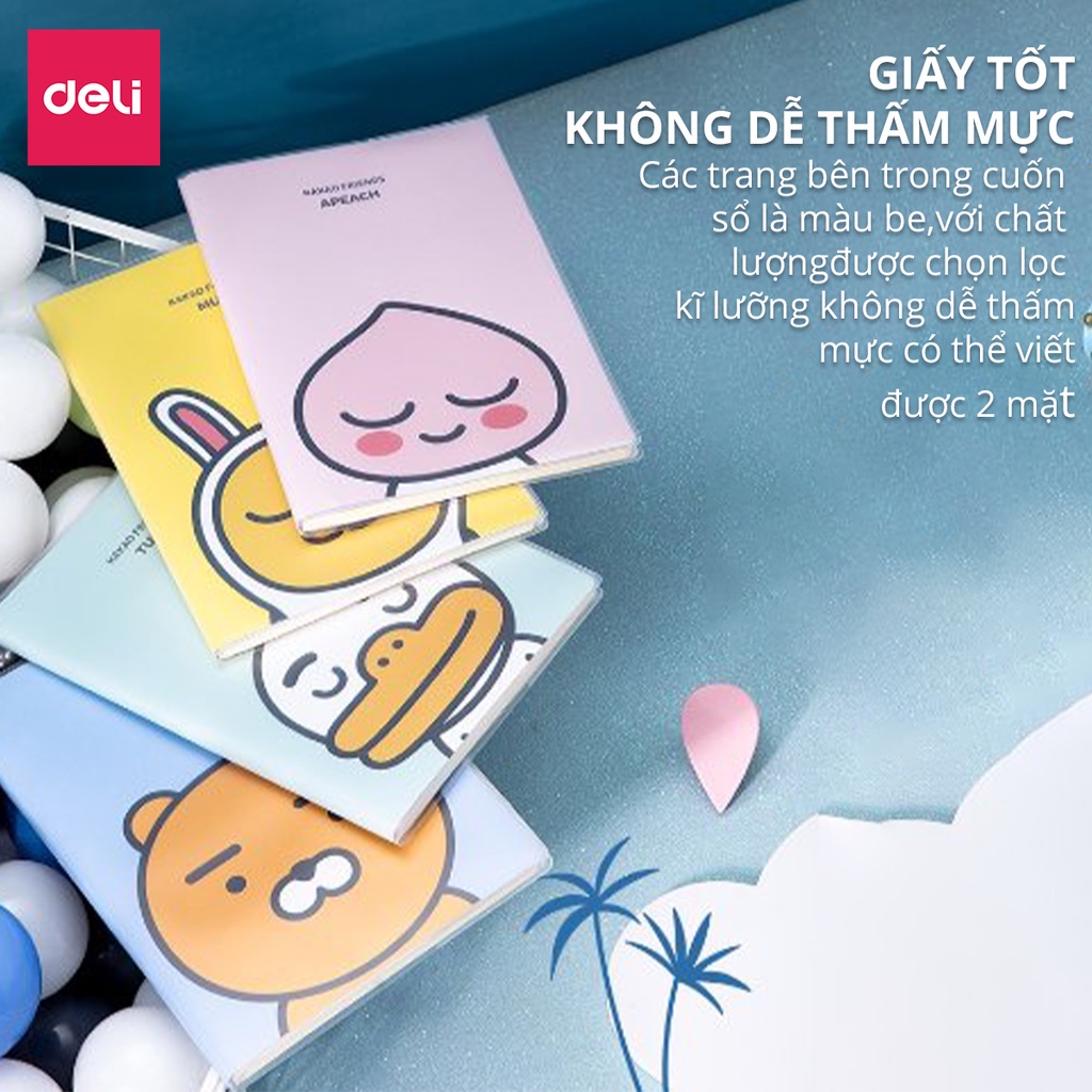 [Mã LIFEDELI1505 giảm 50K đơn 99K] Sổ tay ghi chép Deli x Kakao Friends - 72 trang - PT3272