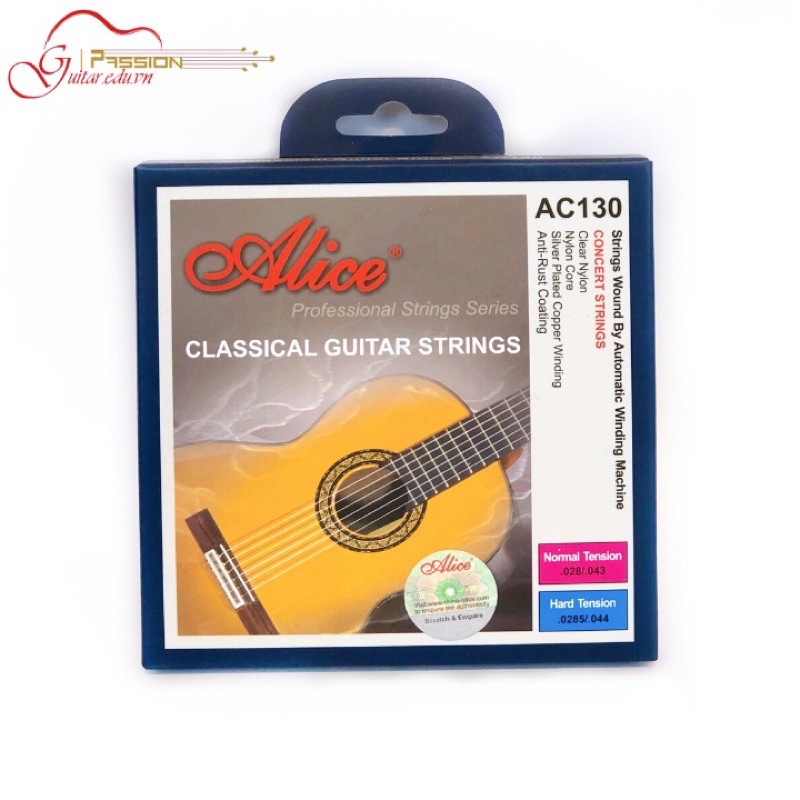 Dây đàn guitar classic Alice AC130 chính hãng, dây ghi ta cổ điển nylon