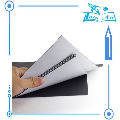 Nam châm lá khổ A4 nam châm dẻo dính bảng từ bền chắc- Tâm An Books
