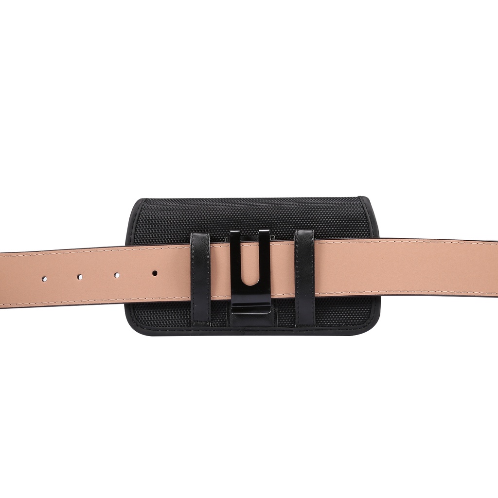 Nhiều kích cỡ túi đeo hông nam bền chặt Vải Oxford túi đeo điện thoại thắt lưng có khe cắm thẻ