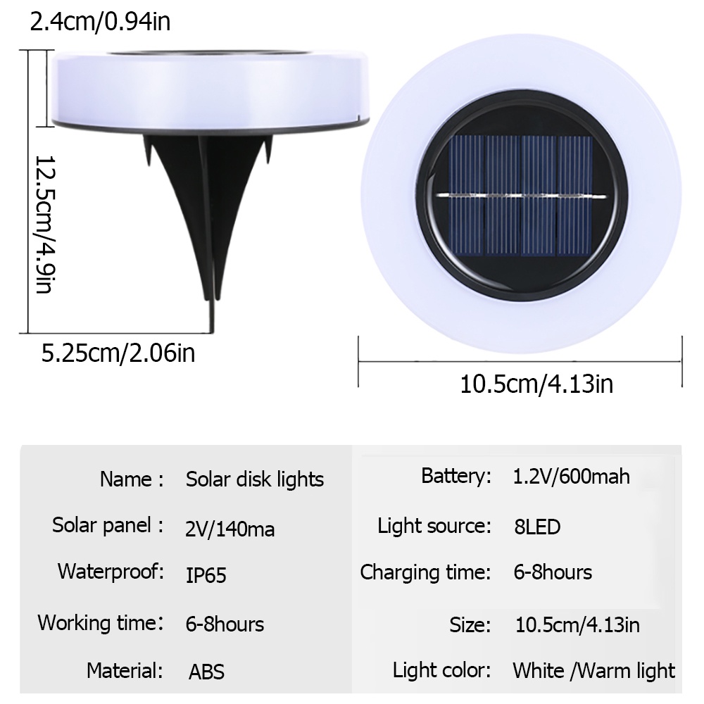 Đèn Led Năng Lượng Mặt Trời Trang Trí Lối Đi Sân Vườn
