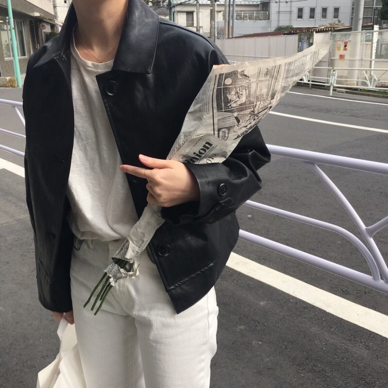 ÁO KHOÁC DA ULZZANG