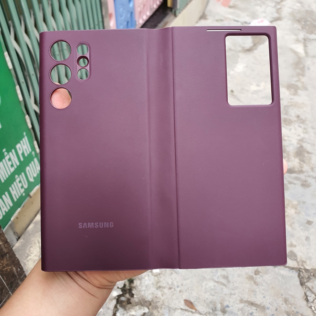 Bao Da Clear View S22 Ultra Chính Hãng Samsung, Nobox, New 100%, Bảo Hành 6 Tháng