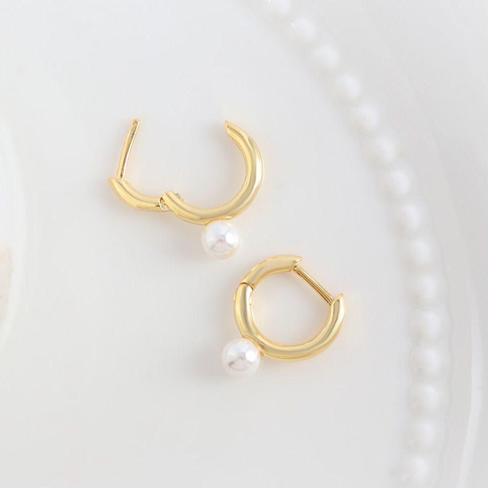 Bông Tai Hình Tròn Thiết Kế Tinh Tế Dễ Thương Thời Trang Cho Nữ