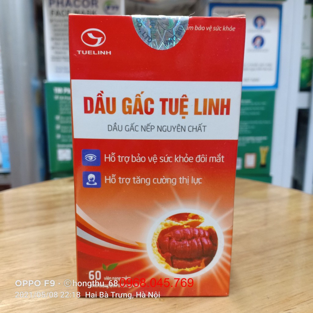 Dầu gấc Tuệ Linh đẹp da, sáng mắt lọ 100 viên