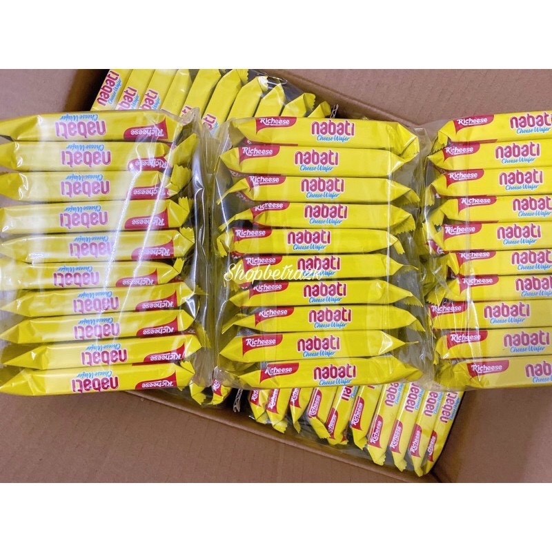 Bịch 10 gói Bánh Nabati 💖 FREESHIP 💖 Bánh Xốp Nhân Kem, Bánh Xốp Phô Mai Nabati Gói 20g