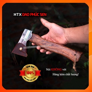 Bao da rìu đi rừng HTX DAO PHÚC SEN R05AVN chất liệu da tự nhiên chống mài mòn