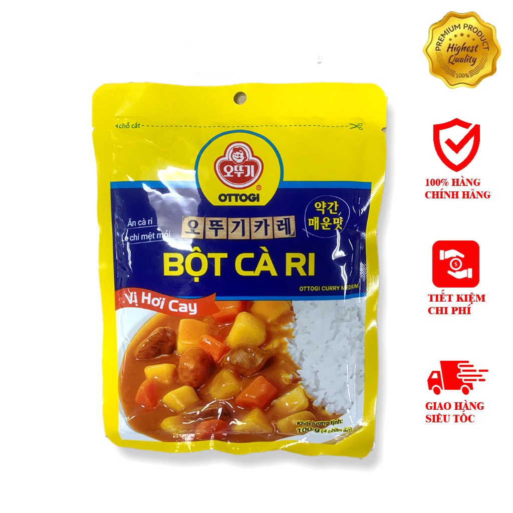 Bột Cà Ri Hơi Cay Ottogi 100g - VN