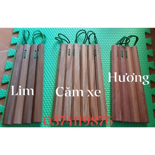 Nhị khúc gỗ dây dù / chất liệu gỗ lim, gỗ căm xe, gỗ hương