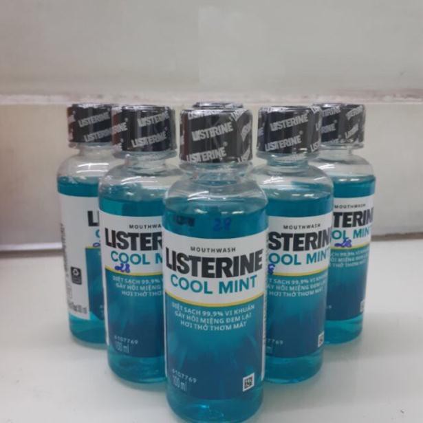 Nước Súc Miệng Listerine Hương Bạc Hà & Trà Xanh 100ml