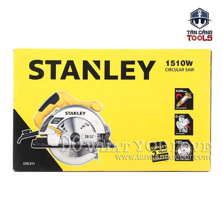 Máy Cưa Đĩa 185mm Stanley STEL311-B1 1510W