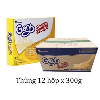 Thùng 12 Hộp Bánh Gery Vị Pho Mai 300gr Indonesia