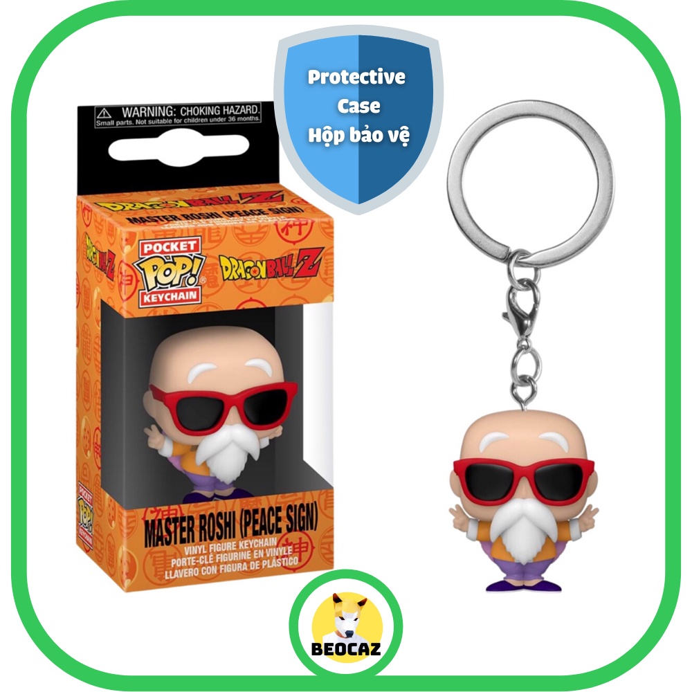 [Ship Hỏa Tốc][Full Box][Tặng Hộp Bảo Vệ] Móc khoá Funko Master Roshi Quy lão Kame Quy lão tiên sinh Dragon Ball